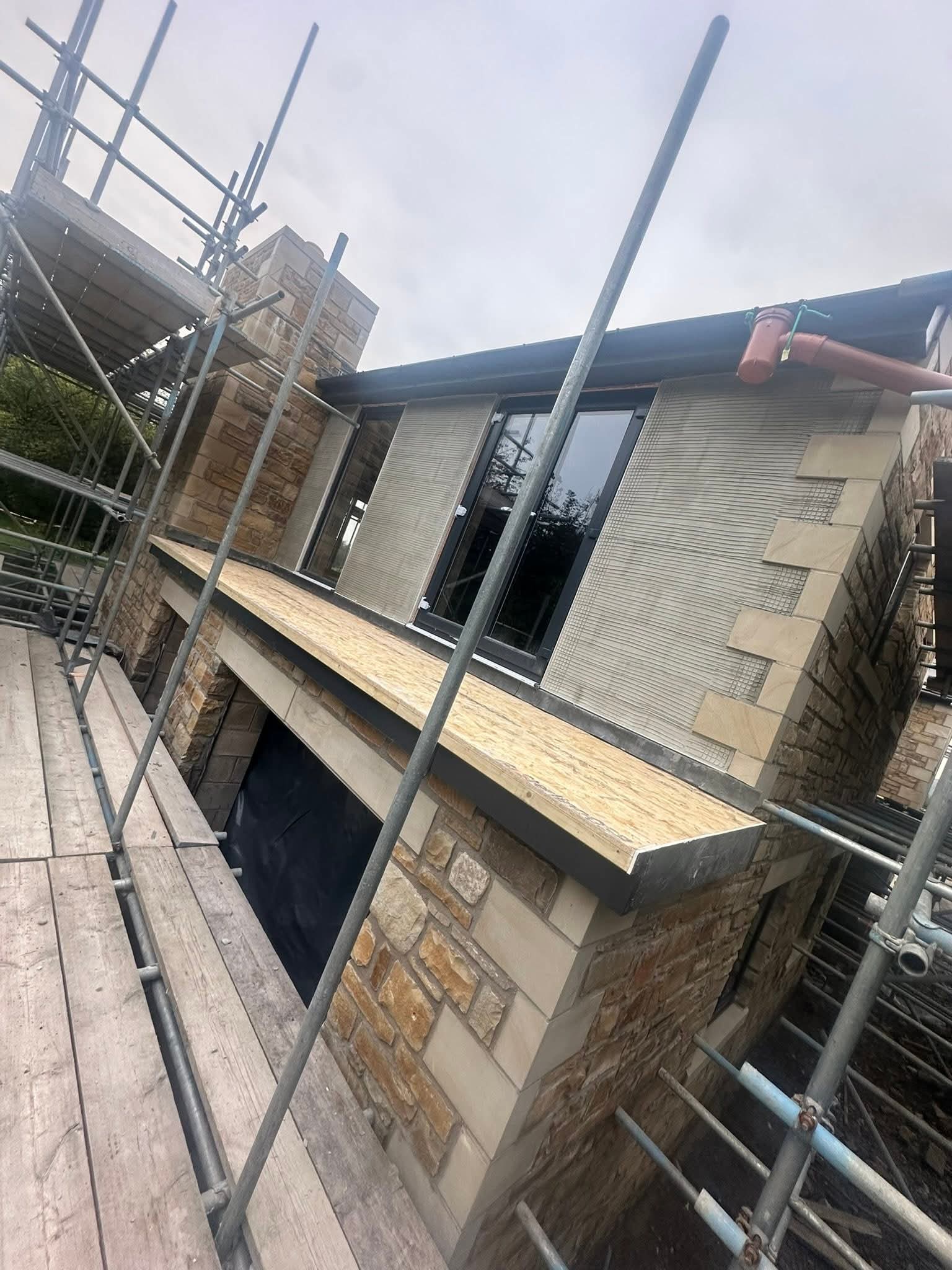 Seamless GRP deck waterproofing