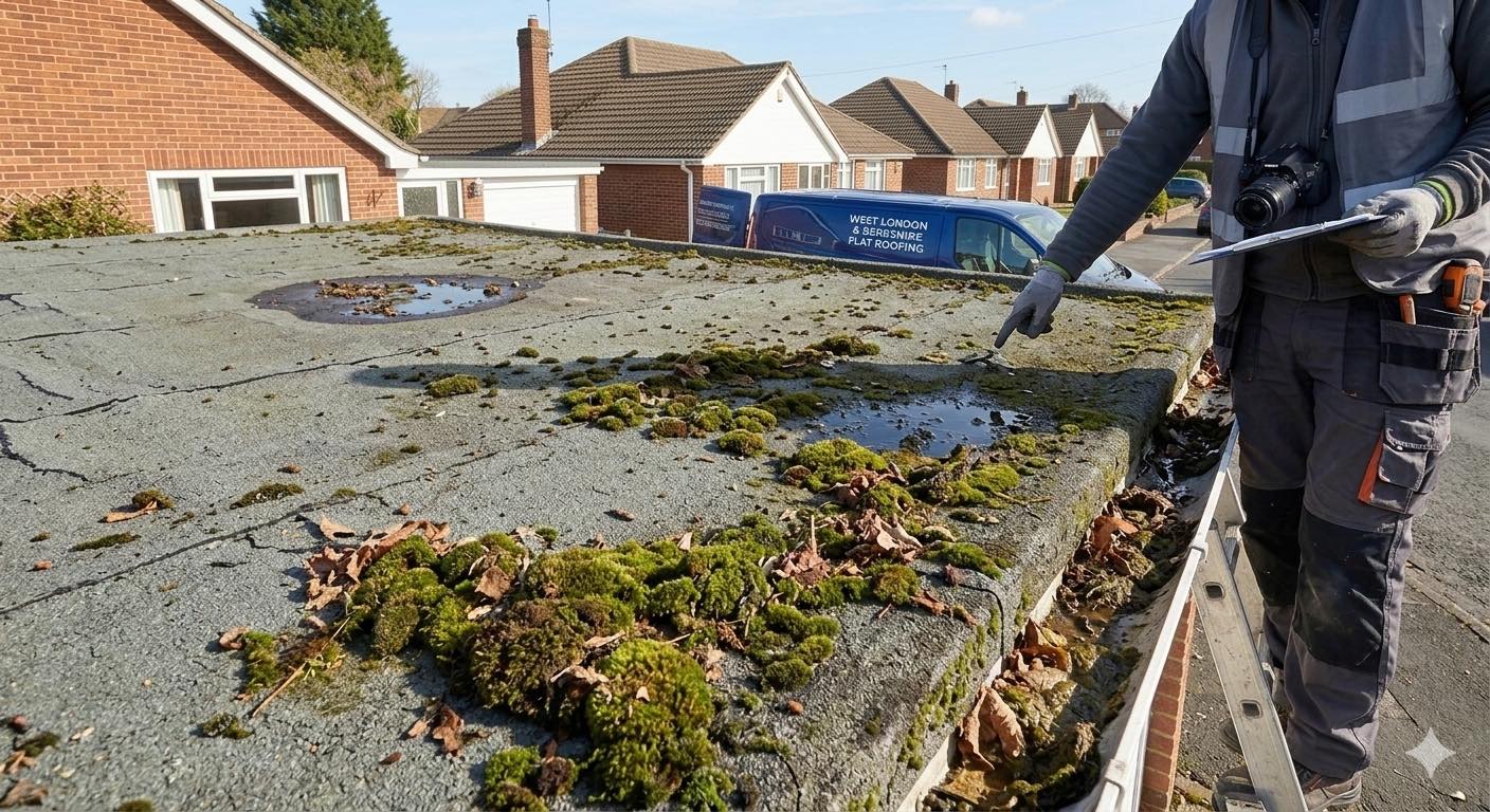 Flat roof installation project 1