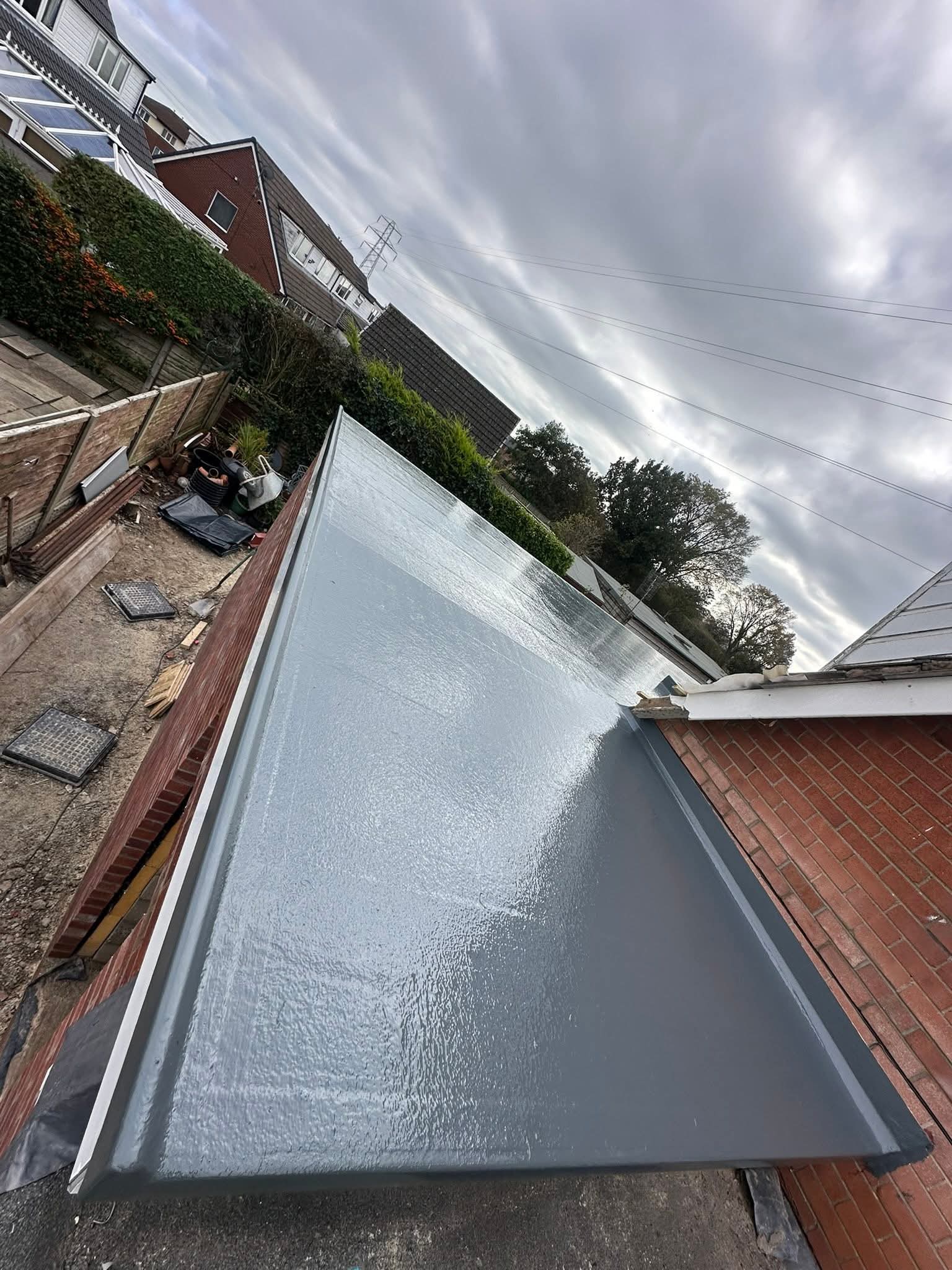 Seamless GRP deck waterproofing