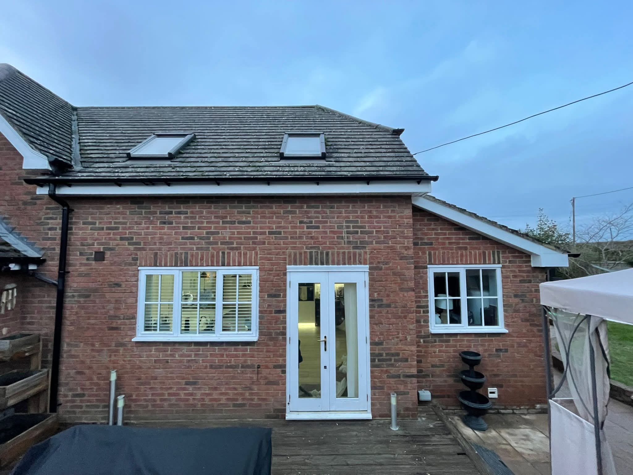 Updated gutters and soffits