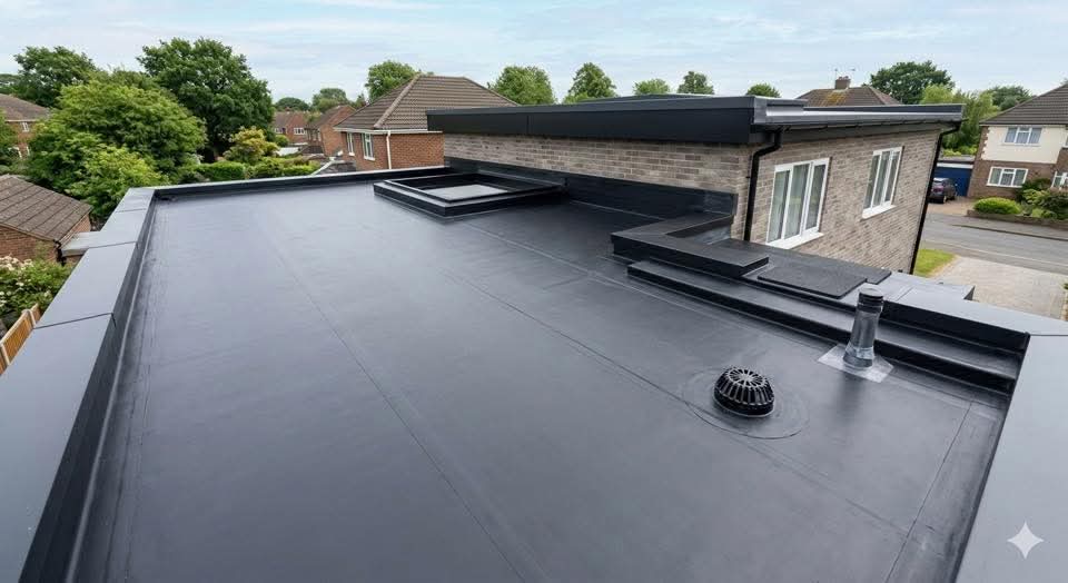 Flat roofing project photo 1