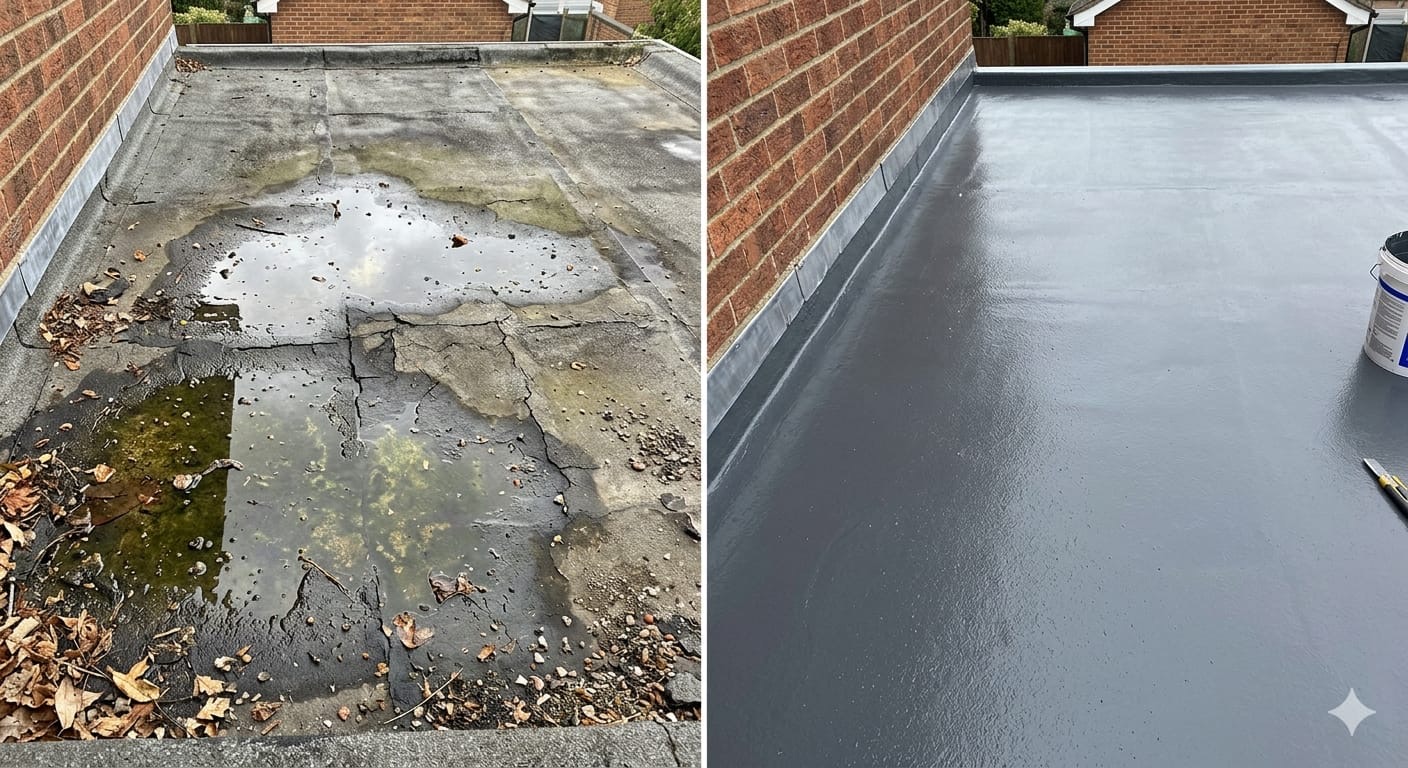 Flat roofing project photo 8