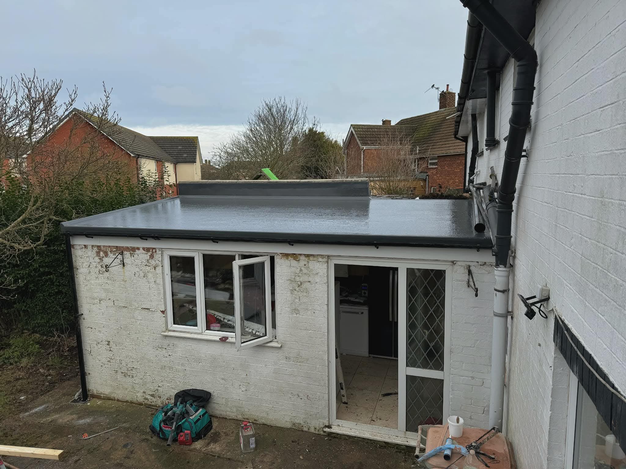 Flat roofing project photo 12