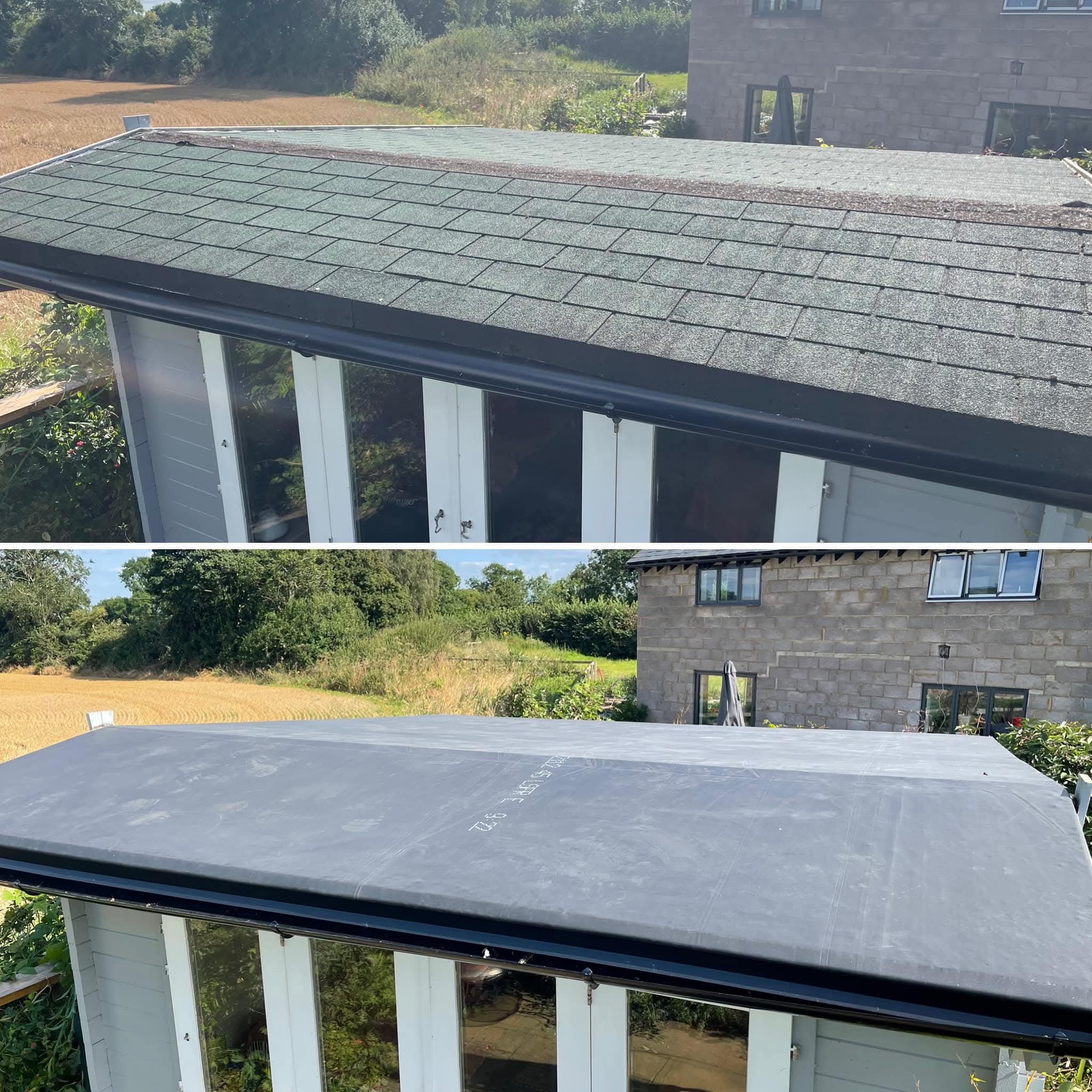 Flat roofing project photo 16